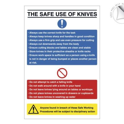 Safe Use Of Kitchen Knives