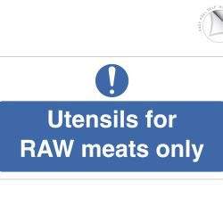 Utensils For Raw Meat Only
