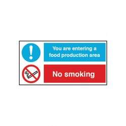 You are entering a food production area notice