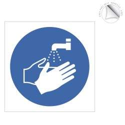 Wash your hands symbol sign