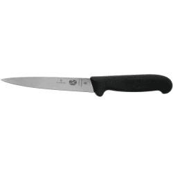Victorinox 16cm Filleting Knife Black Handle