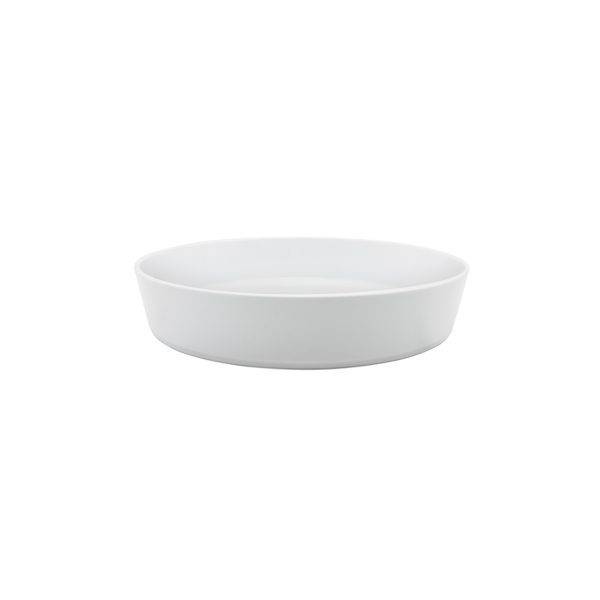 Round White Buffet Dish