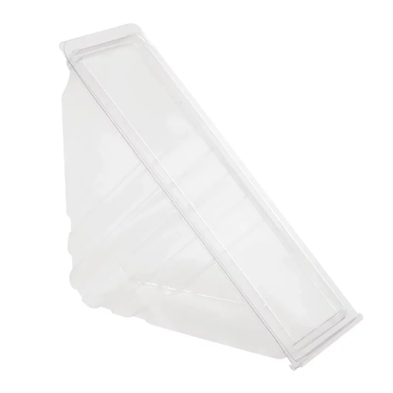 Standard sandwich Wedge. Clear to see contents easily