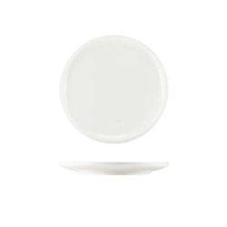 20cm White Porcelain Flat Rim Plate