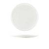 26CM White Porcelain Flat Rim Plate