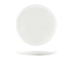 26CM White Porcelain Flat Rim Plate