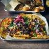 Aluminium Bun Tray used to present a fabulous meal