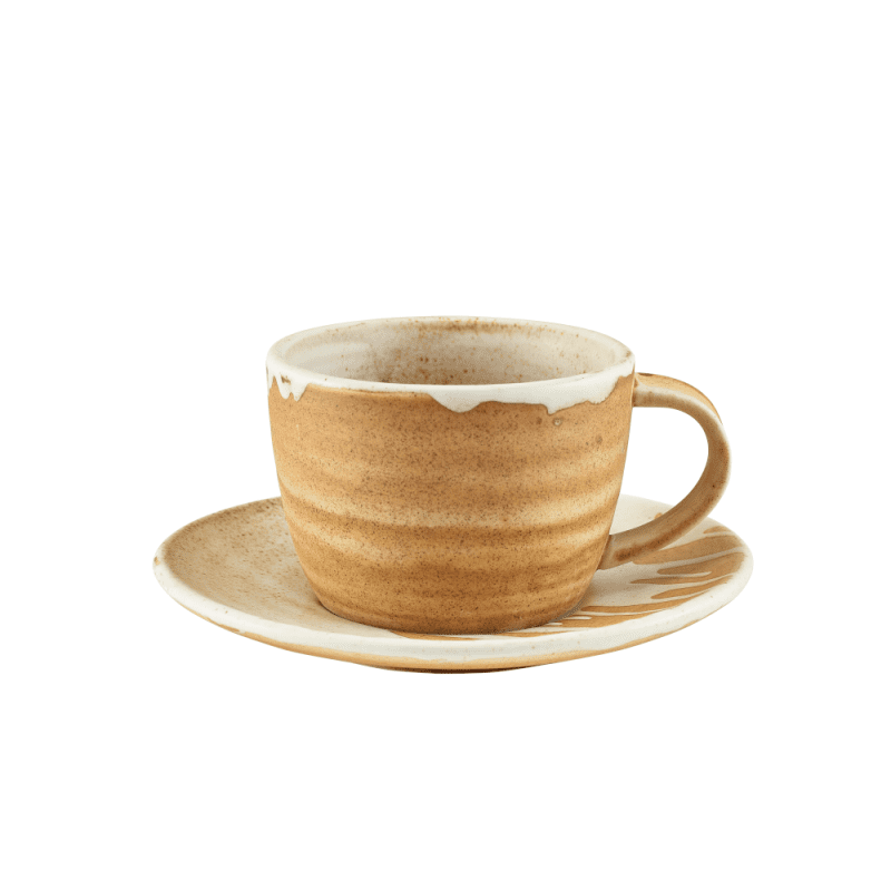 Roko Sand Coffee Cup and Saucer