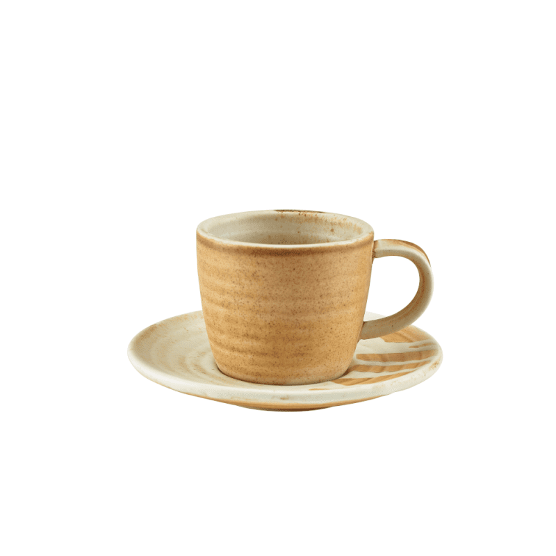 Roko Sand Espresso Cup and Saucer