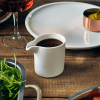 White Oval Porcelain Jug filled with delicious gravy