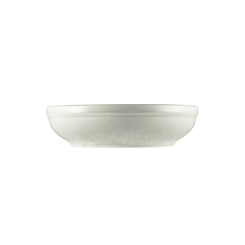 Side view of Terra Porcelain Pearl 23cm Coupe Bowl