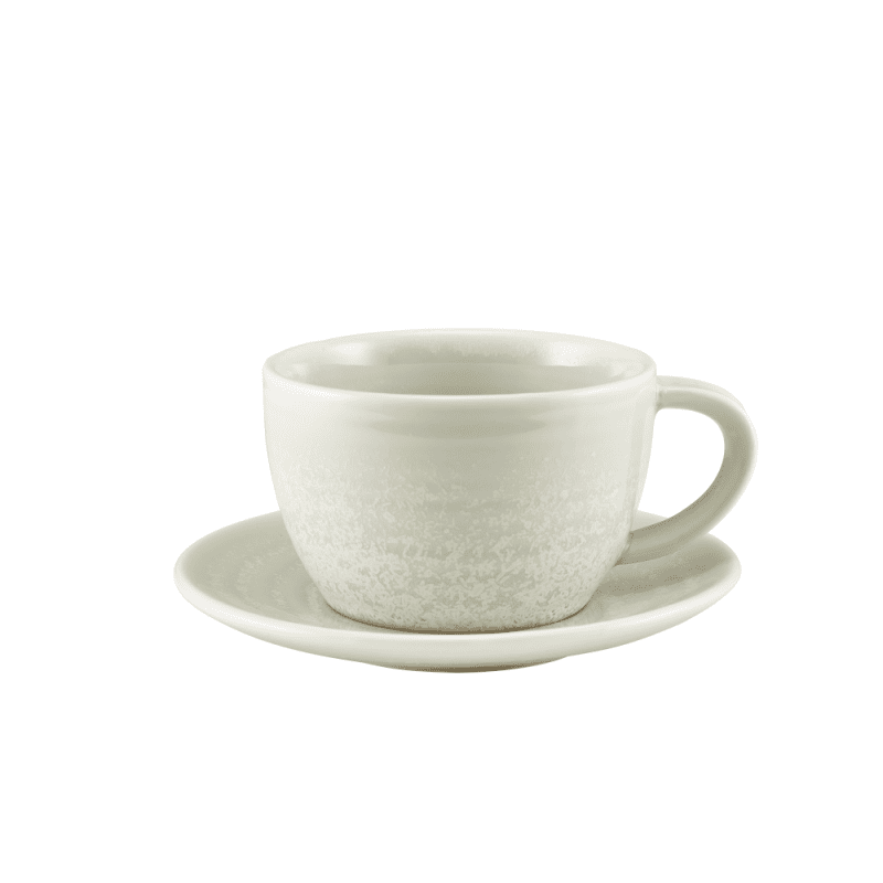 Terra Pearl Porcelain Saucer with Cup sold separately