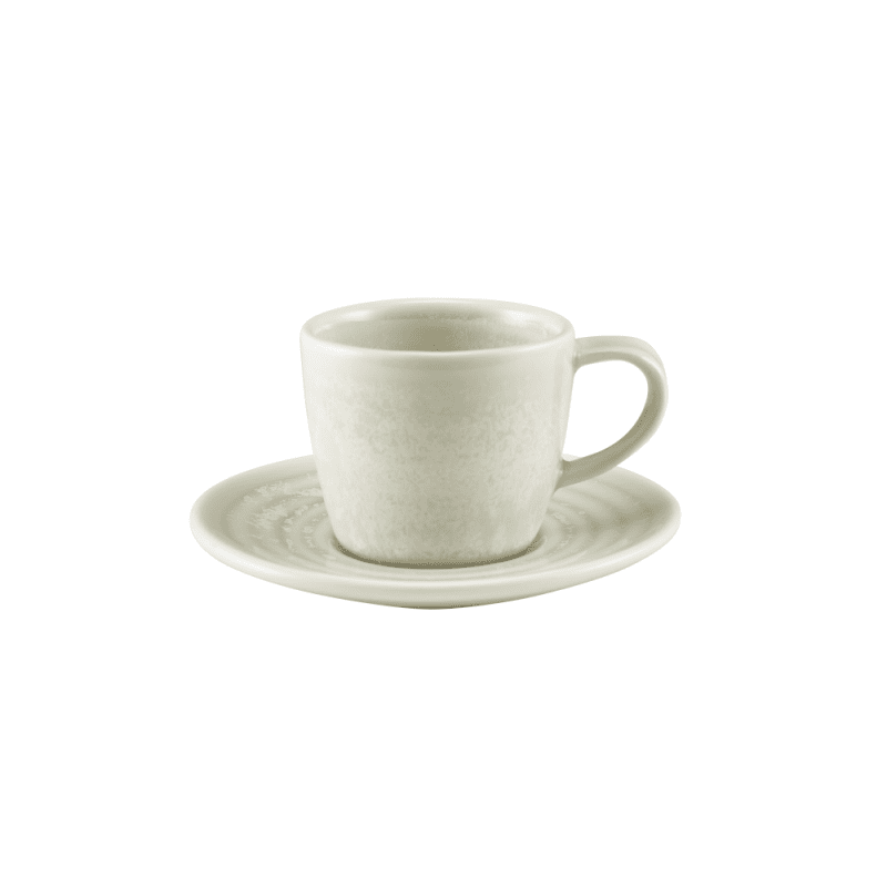 Terra Porcelain Pearl Espresso Cup with Saucer sold separately