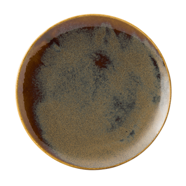 Murra Toffee Coupe Plate 10-5 Inch