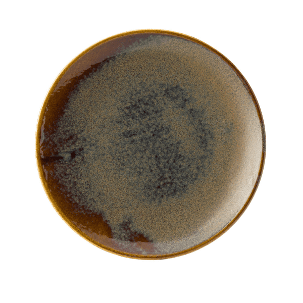 Murra Toffee Coupe Plate 9 Inch
