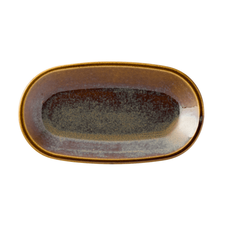 Murra Toffee Deep Coup Oval 25 x 15cm