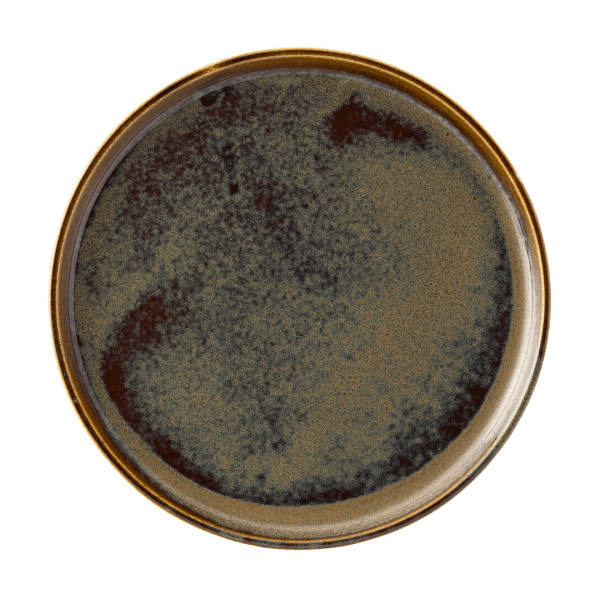 Murra Toffee Walled Plate 10-5 Inch