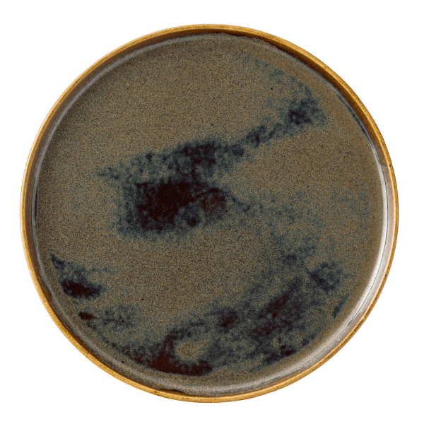 Murra Toffee Walled Plate 12 Inch