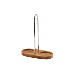 Acacia Wood Salt and Pepper Grinder Stand