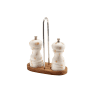 Acacia Wood Salt & Pepper Grinder Stand - Image 4