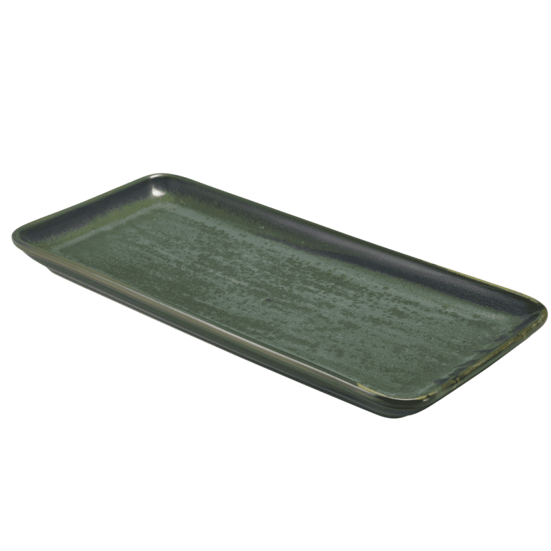 Angled view of 31cm Narrow Rectangular Platter