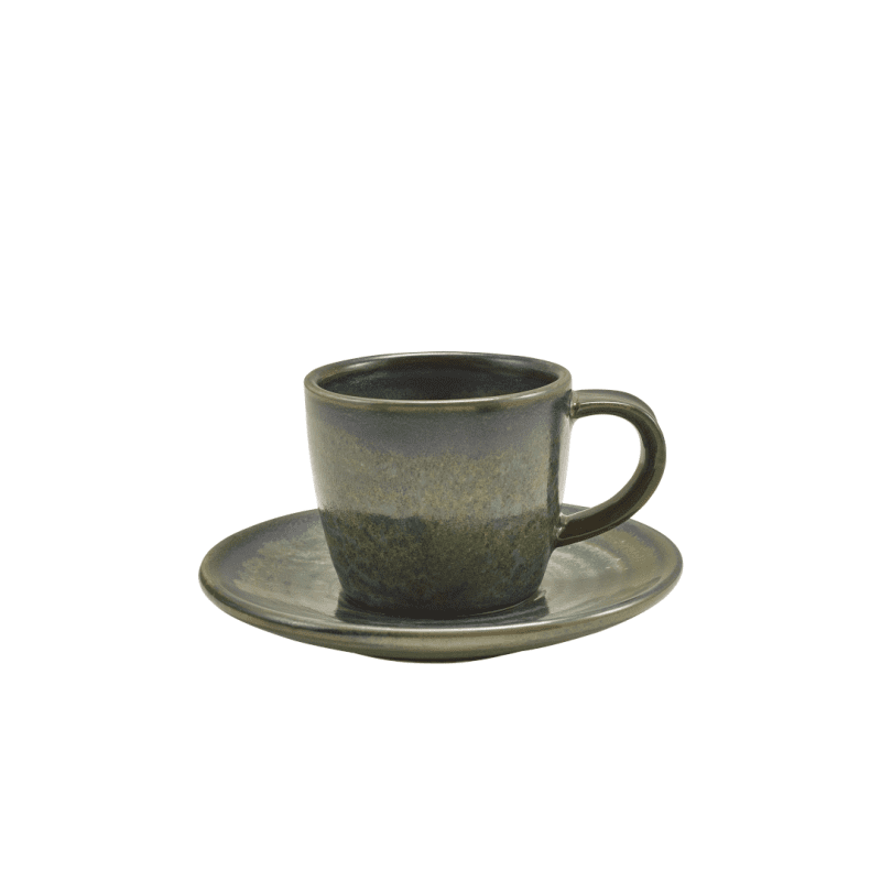 Aqua Green Porcelain Cup with Saucer sold separately