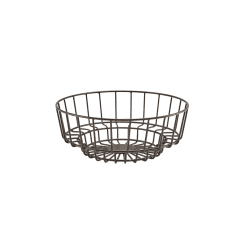 Black Deco Display Basket 25 x 10cm