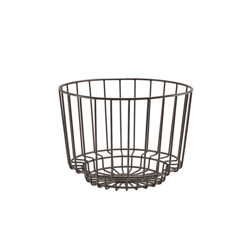 Black Deco Display Basket 25 x 18cm