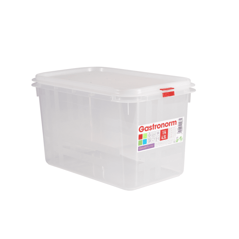 Clear Polypropylene Container GN1/4 150mm