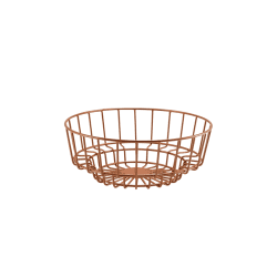 Copper Deco Display Basket 25 x 10cm