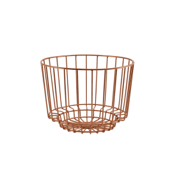 Copper Deco Display Basket 25 x 18cm