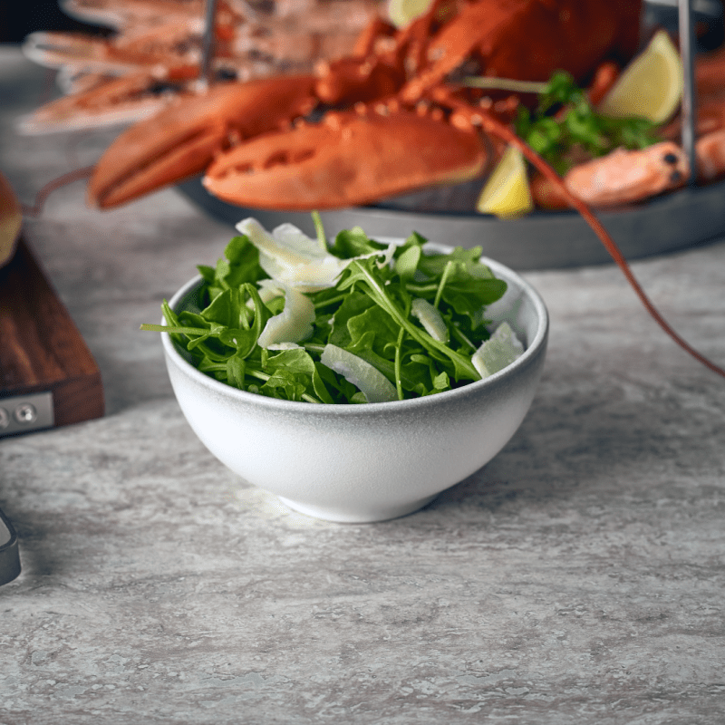 Green Salad served in a Sereno Cirrus 13cm Bowl