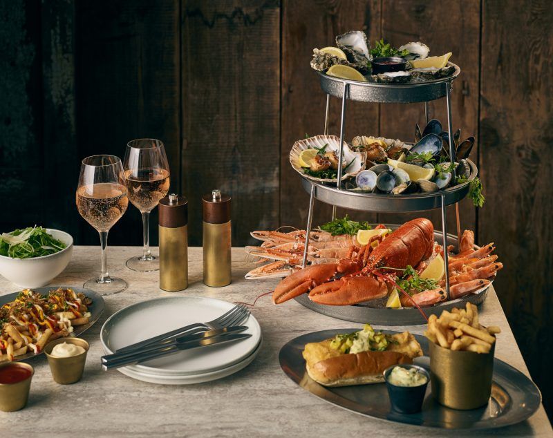 Lifestyle image of Three Tier Vintage Seafood Stand