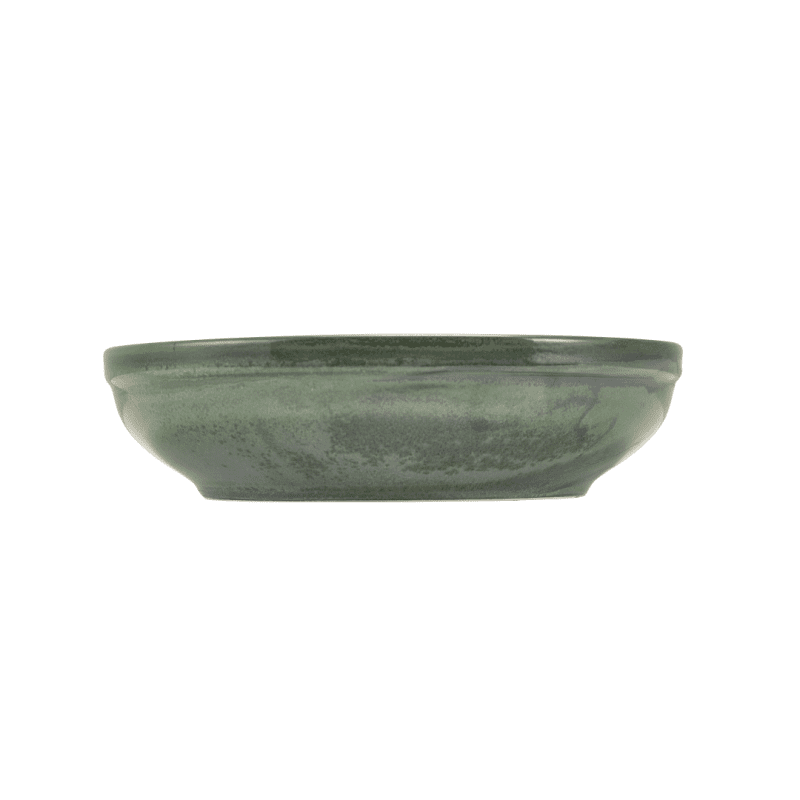 Side view of 23cm Aqua Green Coupe Bowl