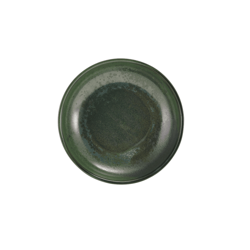 Top down view of 20cm Aqua Green Coupe Bowl