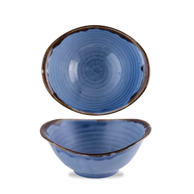 Harvest Indigo 19-9-x-16-8cm Deep Bowl