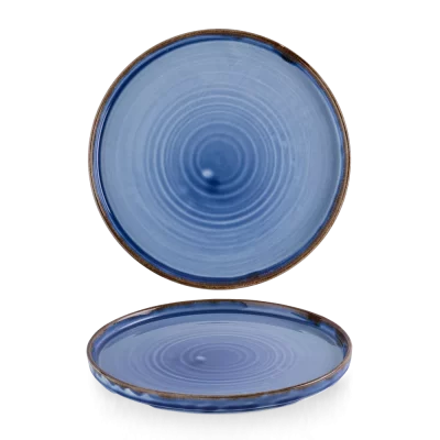 Harvest Indigo 26cm Walled Plate