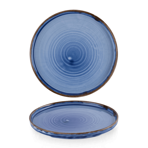 Harvest Indigo 26cm Walled Plate
