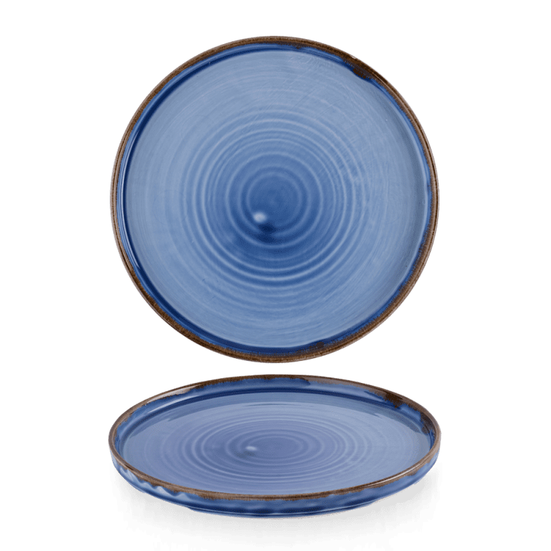 Harvest Indigo 26cm Walled Plate