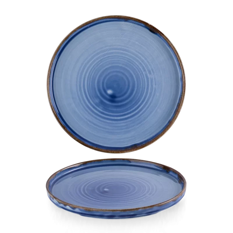 Harvest Indigo 26cm Walled Plate