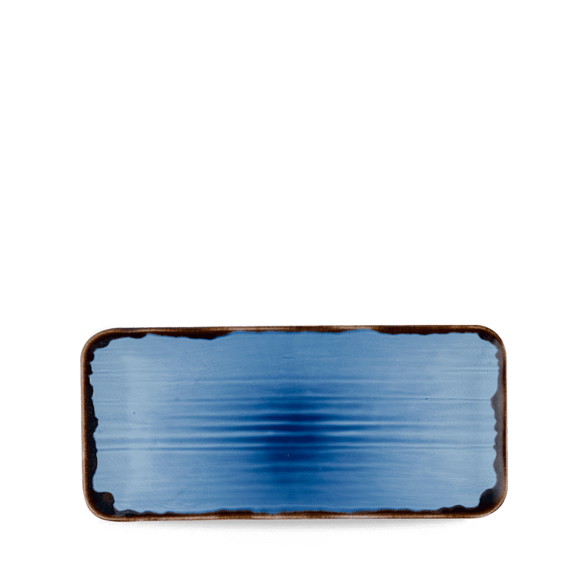 Harvest Indigo 34-6 x 15-6cm Rectangular Platter