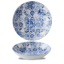 Porto Blue 24-8cm Coupe Bowl