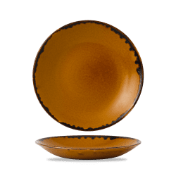 Harvest Brown 28-1cm Deep Coupe Plate