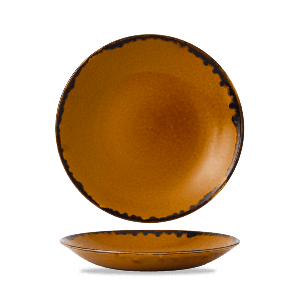 Harvest Brown 28-1cm Deep Coupe Plate
