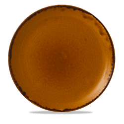 Harvest Brown 28-8cm Coupe Plate