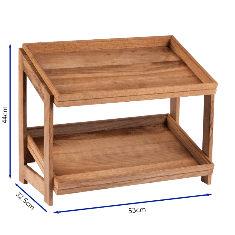 2 Tier Stand GN 1-1 with dimensions