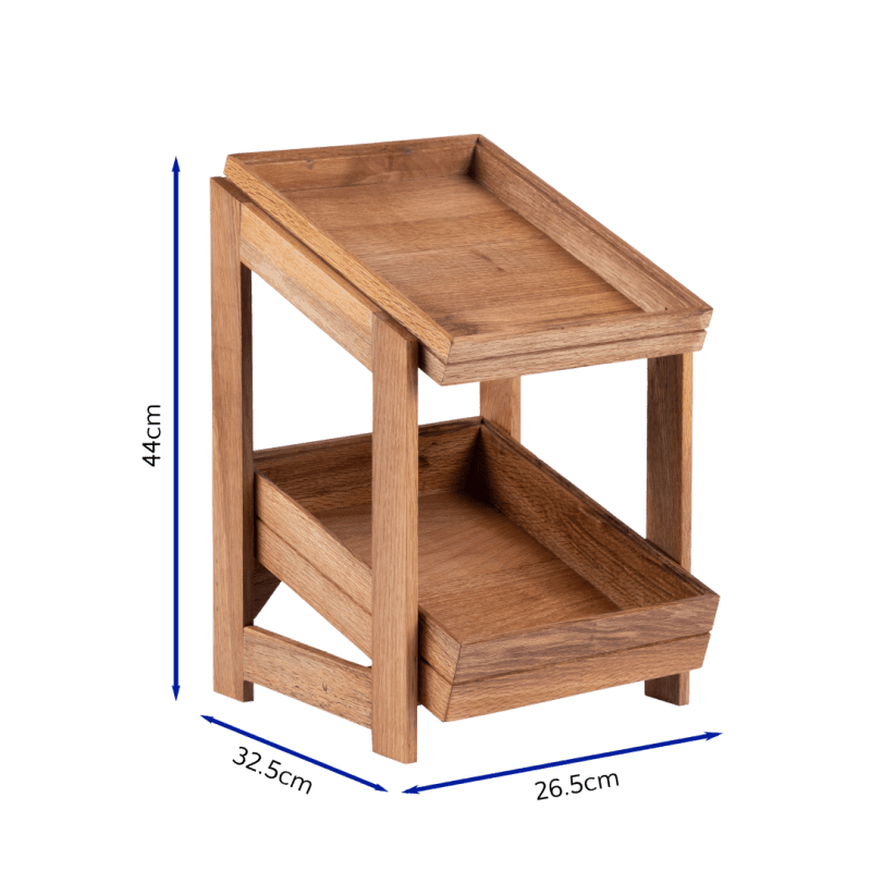 2 Tier Stand GN 1-2 with dimensions