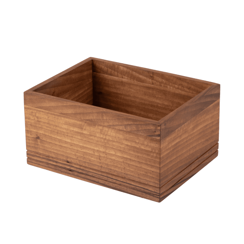 Buffet Basket Oiled Walnut Medium