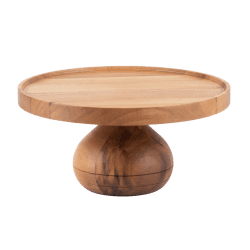 Cake Stand Oiled Walnut Medium