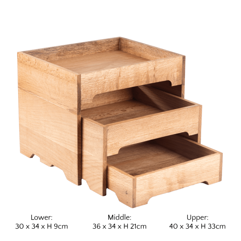 Large 3 layer Stand with dimensions